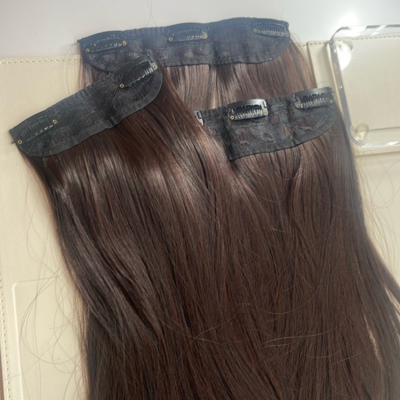 Other - Clip in hair extensions chocolate brown